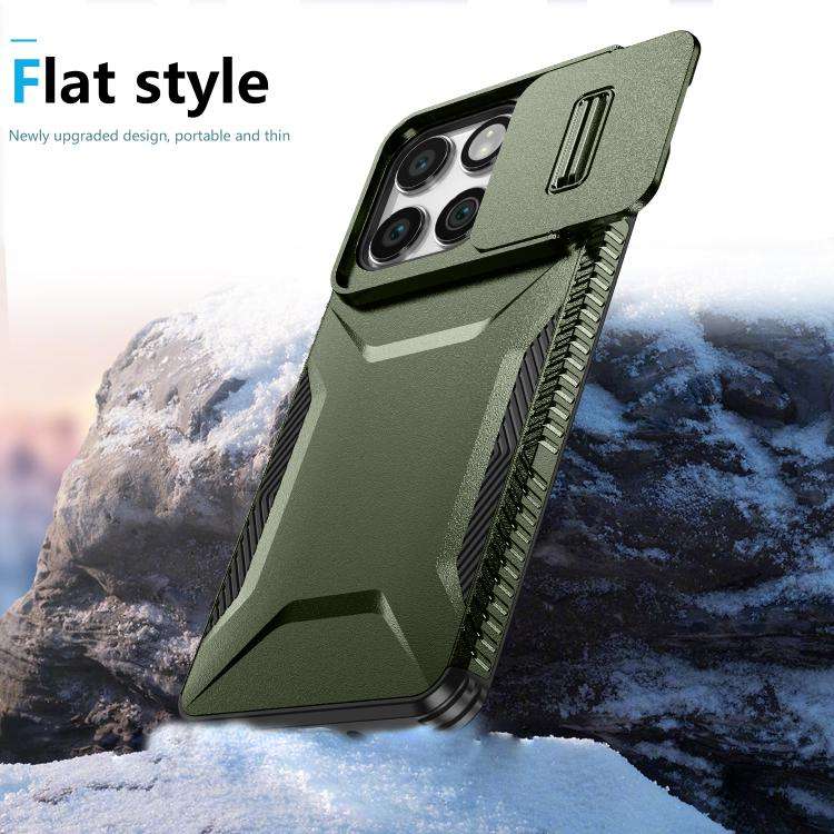 For Motorola Edge 5G 2025 Sliding Camshield Phone Case(Alpine Green)
