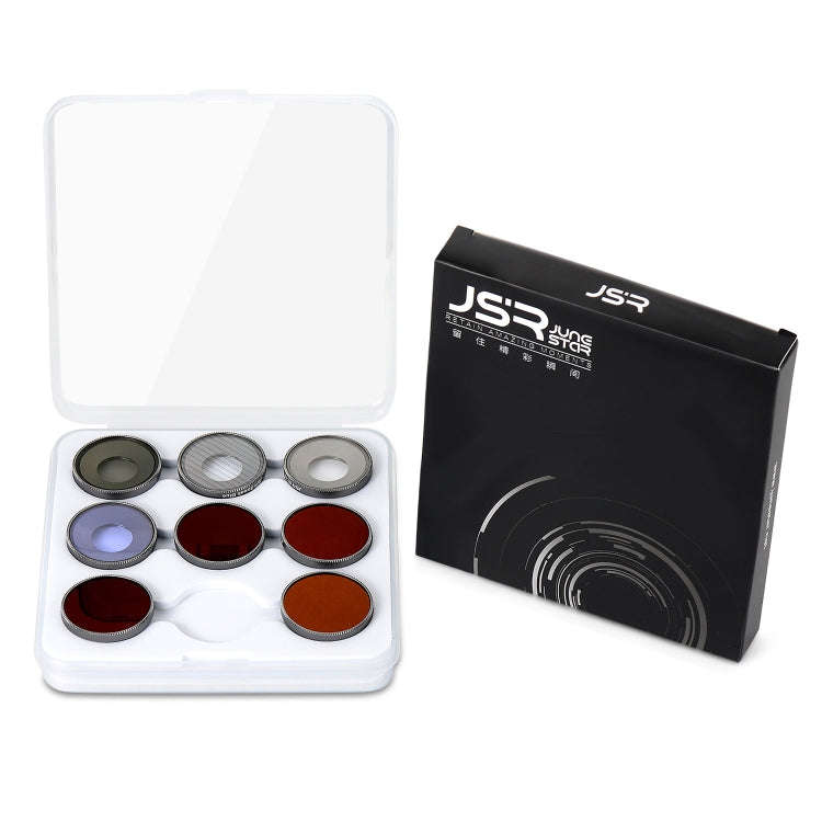 For DJI Osmo Action 4 JUNESTAR Threaded Camera Lens Filter, Filter:Streak Blue Drawing
