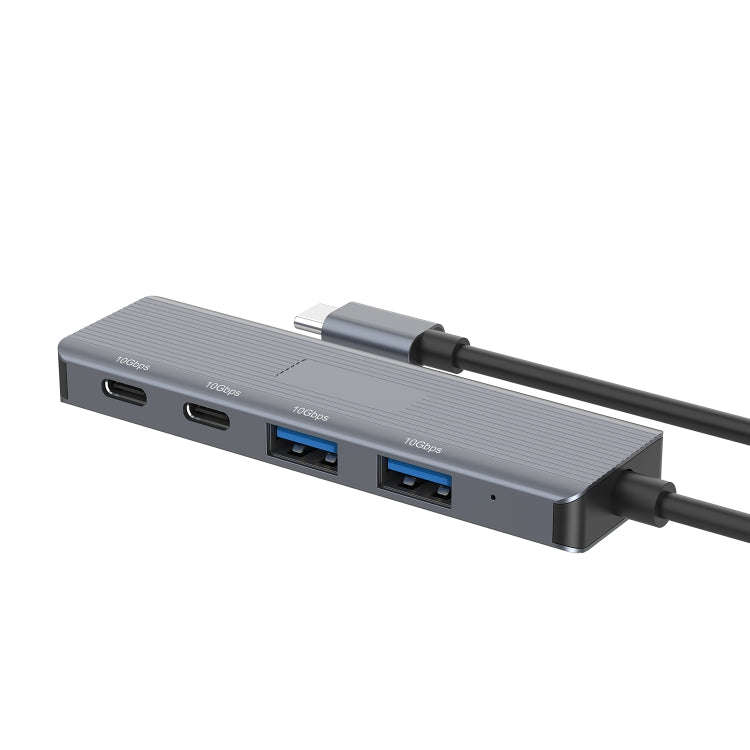 Onten UC622 10Gbps USB-C / Type-C to 2 x USB + 2 x USB-C / Type-C 4 in 1 HUB Docking Station, Len...