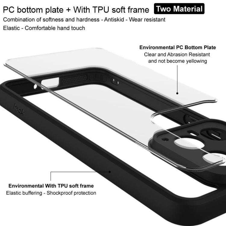 For Motorola Edge 50 Ultra 5G imak UX-9A Series Four-corner Airbag Shockproof Phone Case