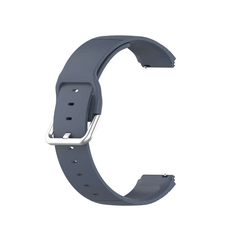 For Xiaomi Haylou Smart Watch LS01 / Smart Watch 2 LS02 Silicone Watch Band, Size: 19mm(Gray)