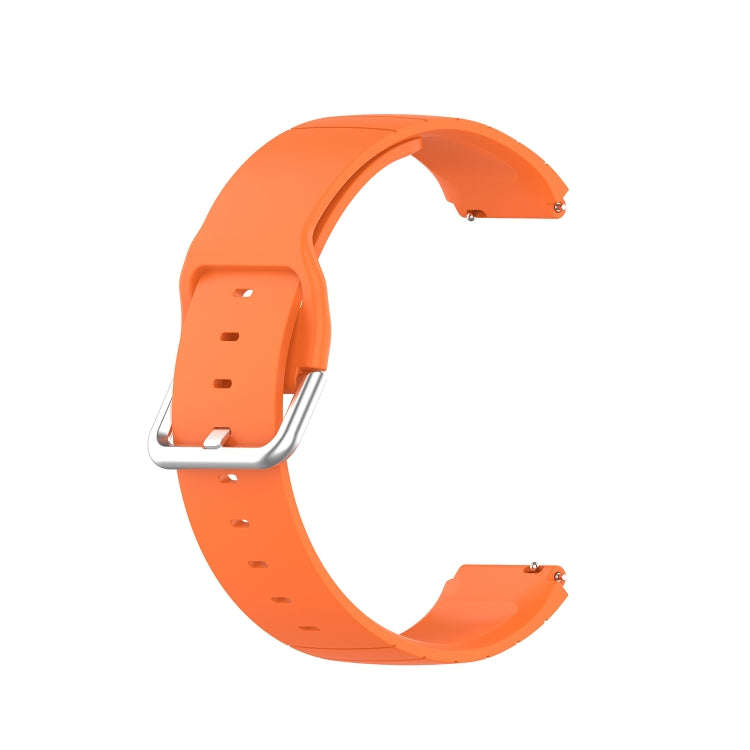 For Xiaomi Haylou Smart Watch LS01 / Smart Watch 2 LS02 Silicone Watch Band, Size: 19mm(Orange)