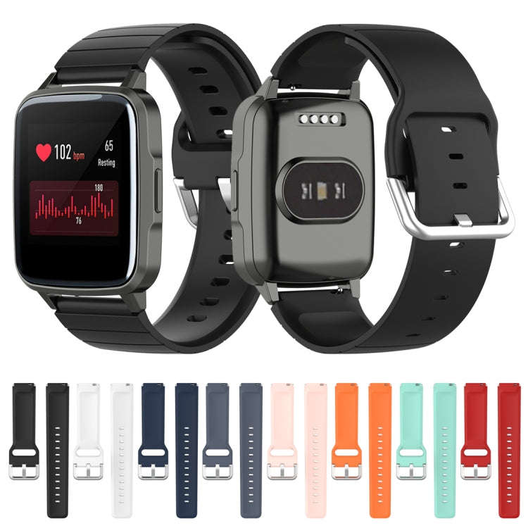 For Xiaomi Haylou Smart Watch LS01 / Smart Watch 2 LS02 Silicone Watch Band, Size: 19mm(Red)