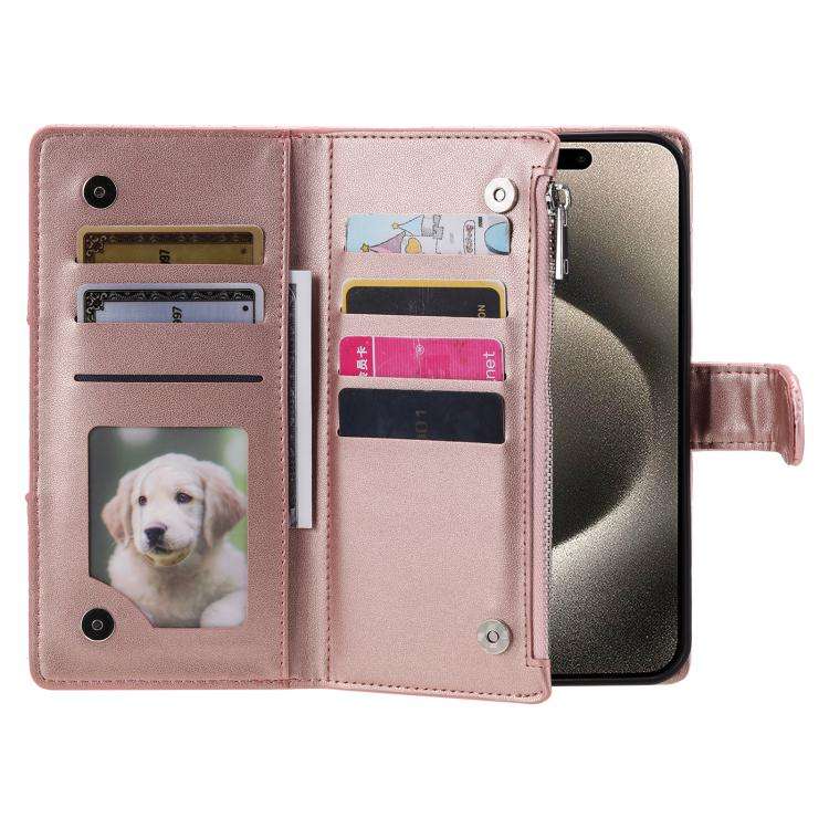 For Motorola Edge 60 Pro Glitter Lattice Zipper Wallet Leather Phone Case(Rose Gold)