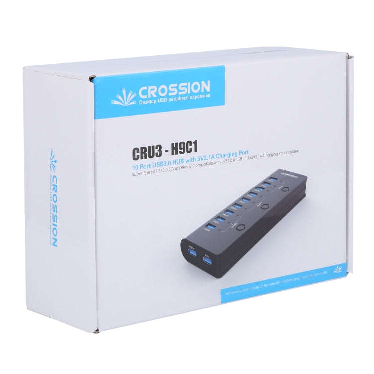 ORICO CRU3-H9C1 10 Port USB3.0 12V 4A HUB Power Adapter, Plug:AU Plug