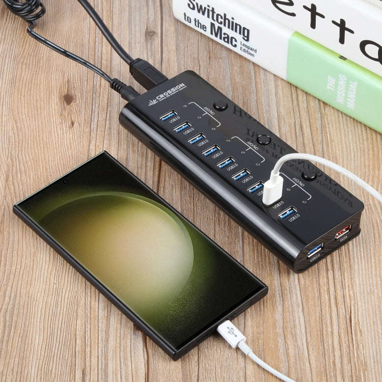 ORICO CRU3-H9C1 10 Port USB3.0 12V 4A HUB Power Adapter, Plug:AU Plug