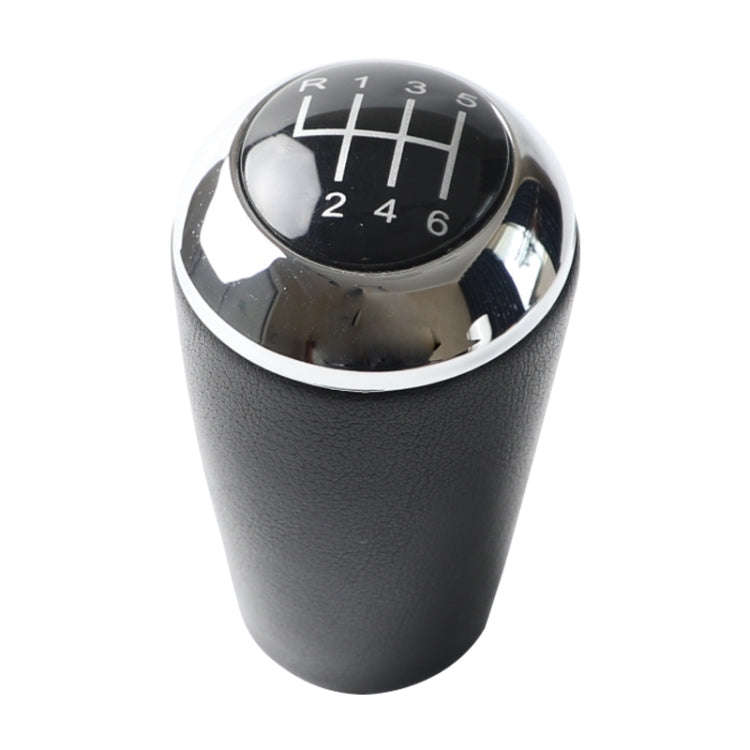For Mazda 3 Series CX-7 / MX-5 Car Gear Lever Hand Ball Leather Gear Shift Knob, Style:6 Speed
