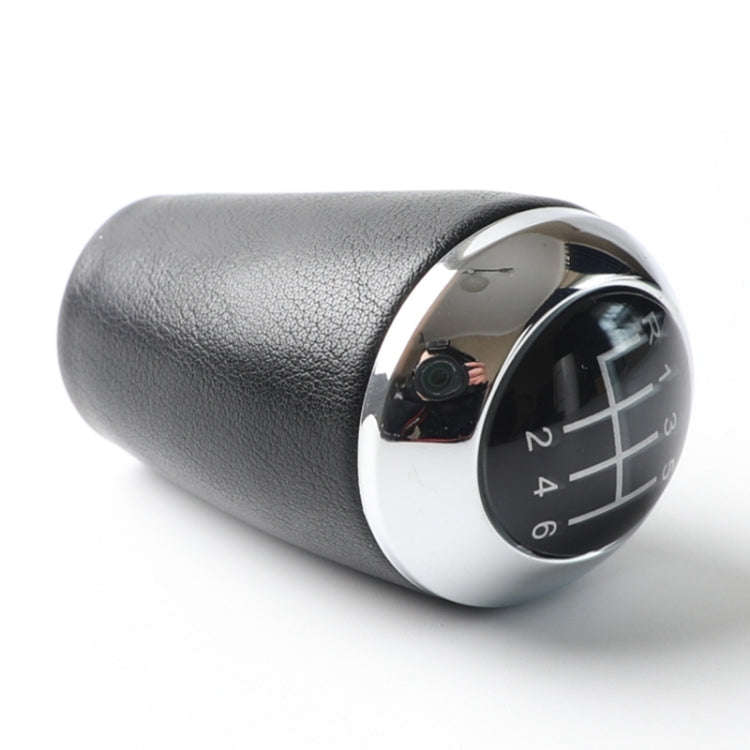 For Mazda 3 Series CX-7 / MX-5 Car Gear Lever Hand Ball Leather Gear Shift Knob, Style:6 Speed