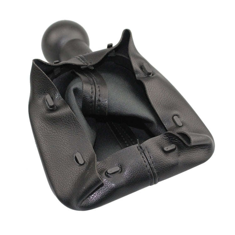 For Peugeot 207 / 307 / CC30 Car 5 Speed Gear Lever Hand Ball Leather Gear Shift Knob with Dustpr...