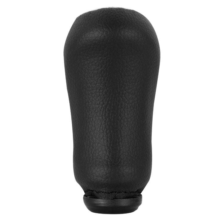 For Renault Clio III MK3 Car Gear Lever Knob Leather Gear Shift Knob(Red)