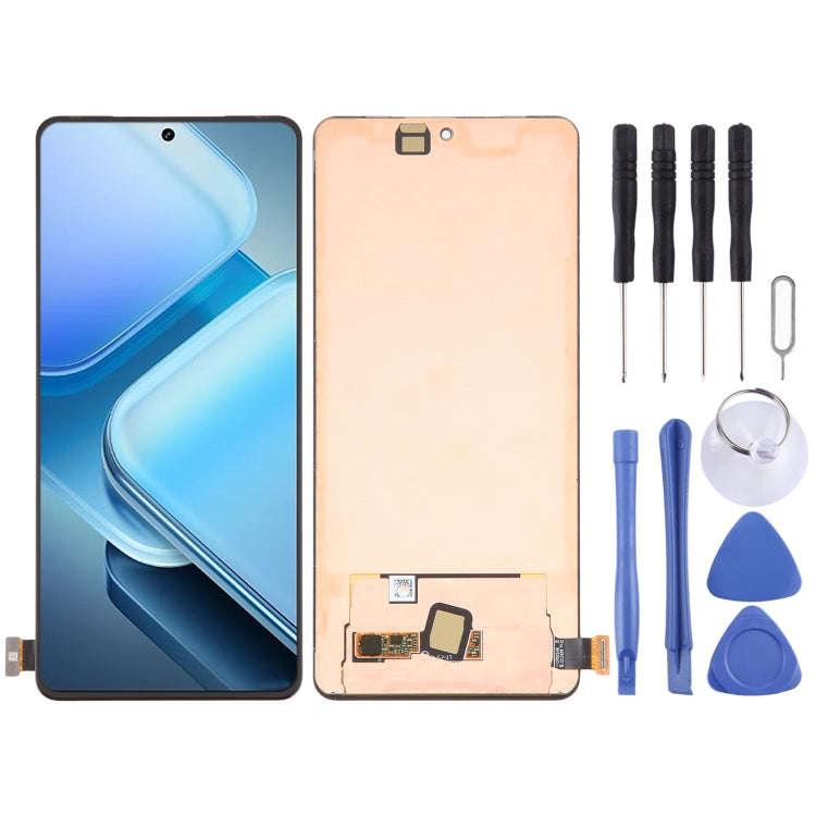 For vivo iQOO Z9 Turbo Original AMOLED LCD Screen with Digitizer Full Assembly
