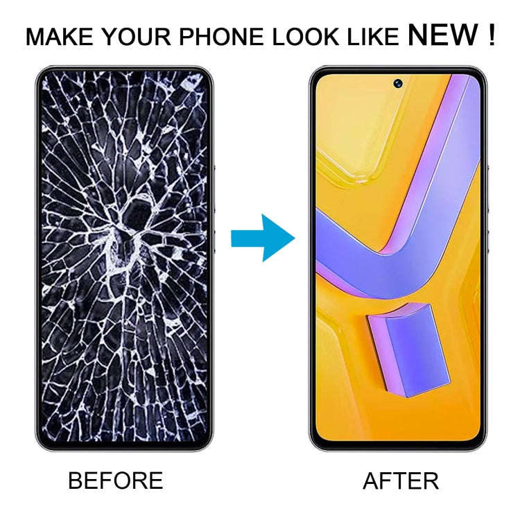 For vivo Y100 IDN V2327 Original AMOLED LCD Screen with Digitizer Full Assembly