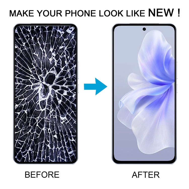 For vivo S18e V2334A Original AMOLED LCD Screen with Digitizer Full Assembly