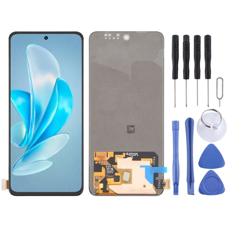 For vivo V30 Lite V2314 Original AMOLED LCD Screen with Digitizer Full Assembly