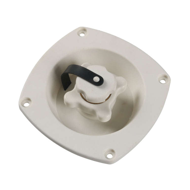 RV Camper Trailer Cars Water Inlet Fill with Screws(White)