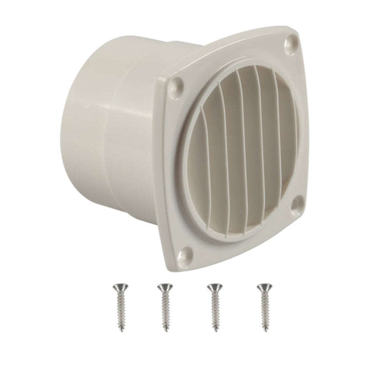 Yacht / RV 93.5mm Louvered Vents with Screws(White)