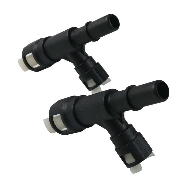 2pcs / Set For Cadillac Car Heater Hose Connector 15055343(Black)