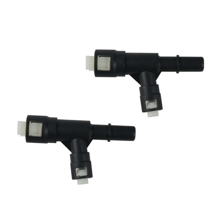 2pcs / Set For Cadillac Car Heater Hose Connector 15055343(Black)