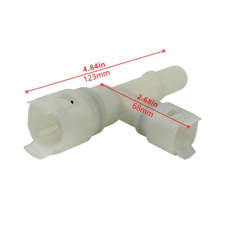 2pcs / Set For Cadillac Car Heater Hose Connector 15055343(White)