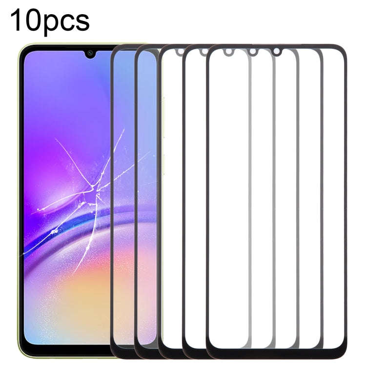 For Samsung Galaxy A05 SM-A055F 10pcs Front Screen Outer Glass Lens with OCA Optically Clear Adhe...