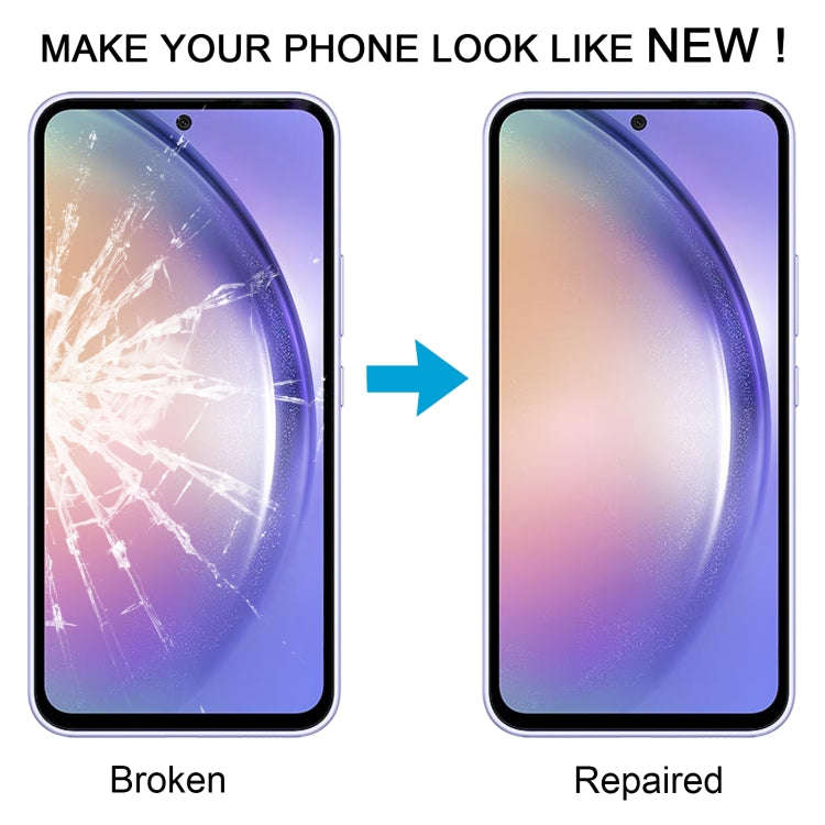 For Samsung Galaxy A54 SM-A546B 10pcs Front Screen Outer Glass Lens with OCA Optically Clear Adhe...