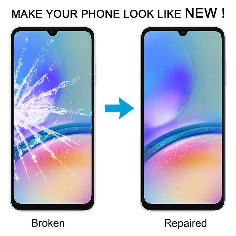 For Samsung Galaxy A05s SM-A057F 10pcs Front Screen Outer Glass Lens with OCA Optically Clear Adh...