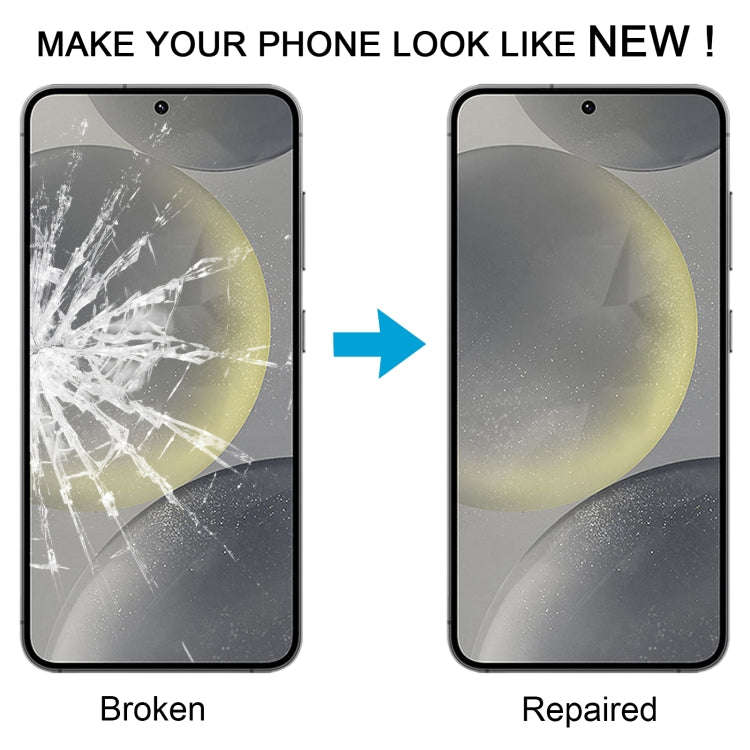 For Samsung Galaxy S24 SM-S921B 10pcs Front Screen Outer Glass Lens with OCA Optically Clear Adhe...