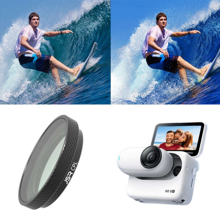 For Insta360 GO 3S JUNESTAR Camera Lens Filter, Filter:CPL