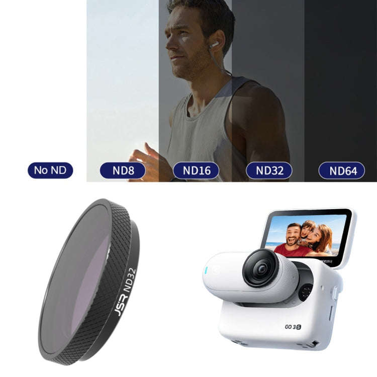For Insta360 GO 3S JUNESTAR Camera Lens Filter, Filter:ND32