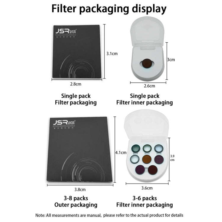 For Insta360 GO 3S JUNESTAR Camera Lens Filter, Filter:ND32
