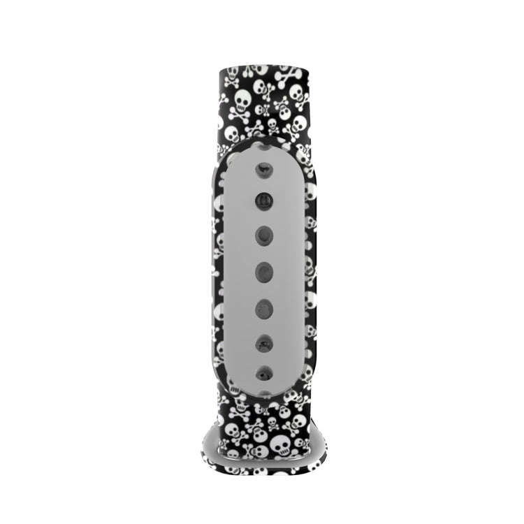 For Xiaomi Mi Band 5 TPU Watch Band(Skull)