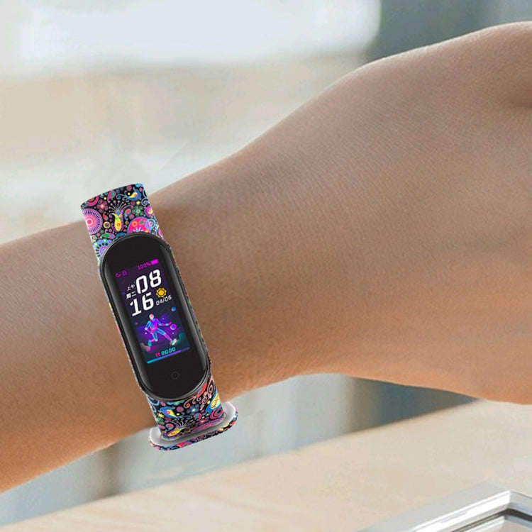 For Xiaomi Mi Band 5 TPU Watch Band(Skull)