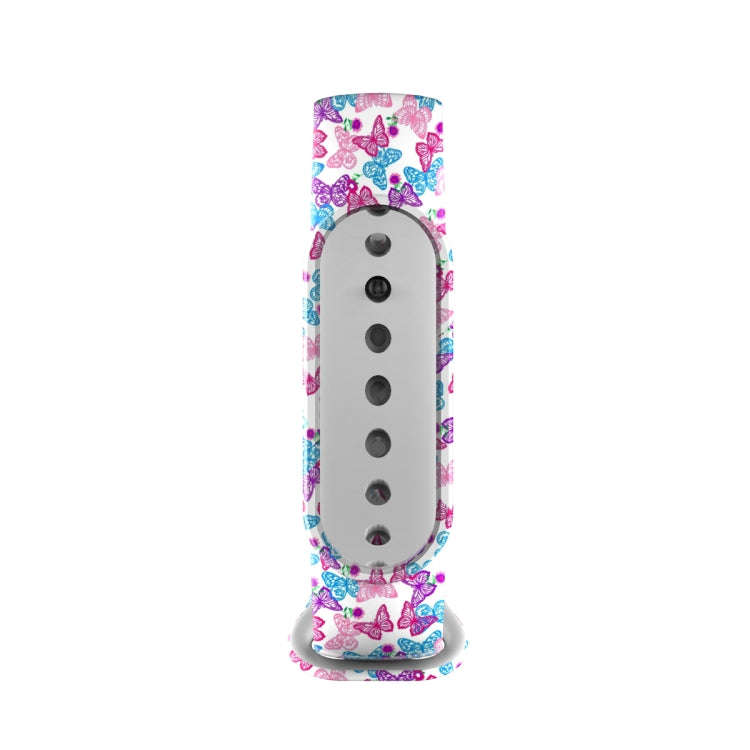 For Xiaomi Mi Band 5 TPU Watch Band(Butterflies)