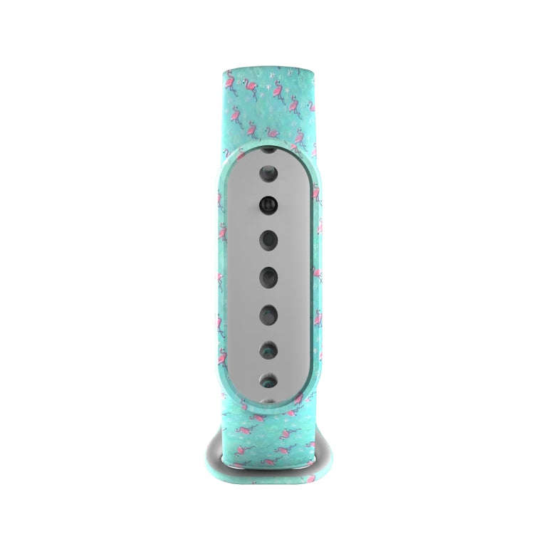For Xiaomi Mi Band 5 TPU Watch Band(Flamingo)