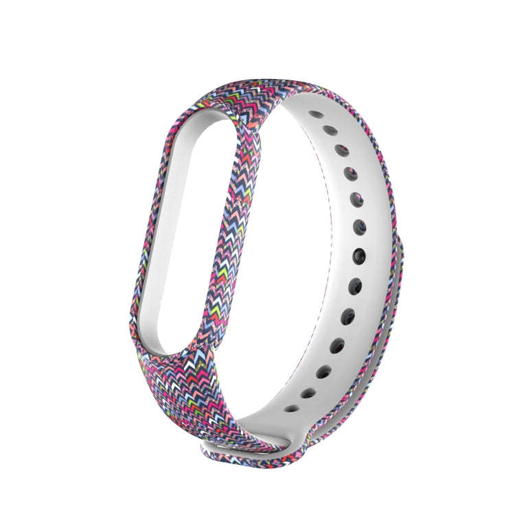 For Xiaomi Mi Band 5 TPU Watch Band(Stripe)