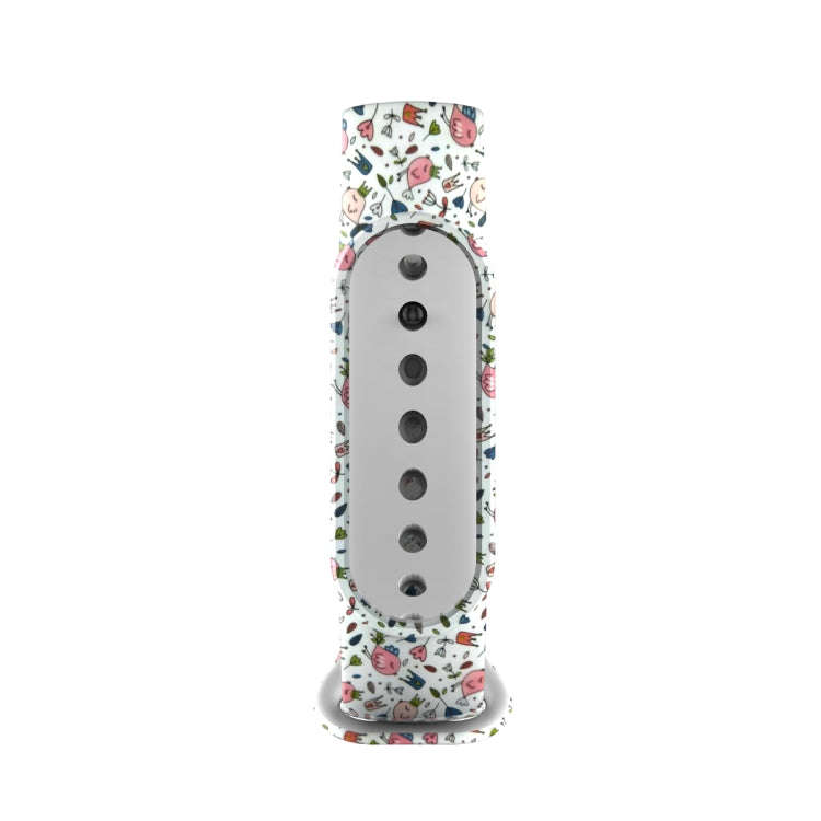 For Xiaomi Mi Band 5 TPU Watch Band(Grass)
