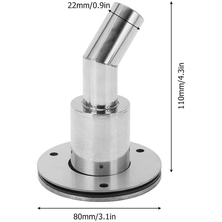 22mm Elbow Marine Parking Heater Stainless Steel Vent
