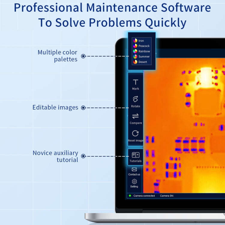 Infrared Thermal Imaging Analyzer Motherboard Chips Quick Diagnostic Device