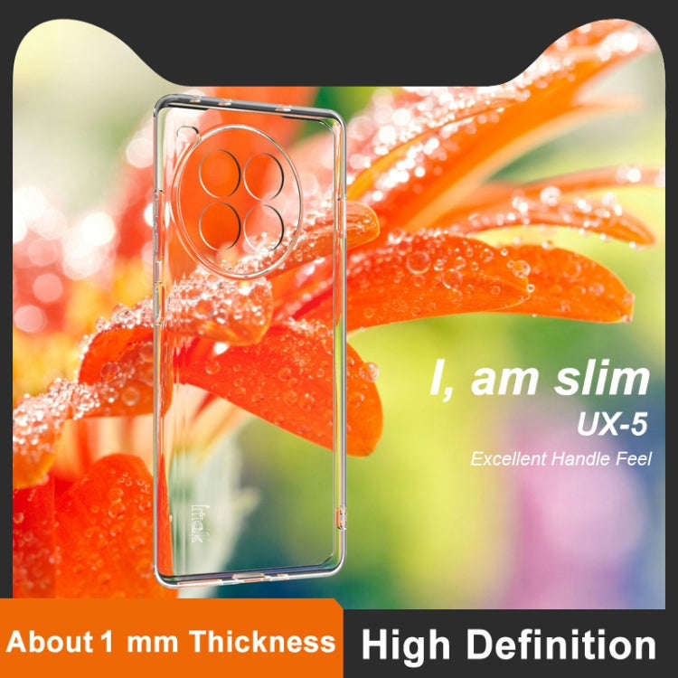 For OnePlus Ace 3 Pro IMAK UX-5 Series Transparent Shockproof TPU Protective Case