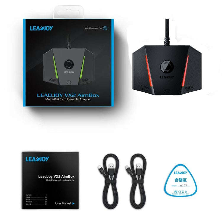 GameSir LeadJoy VX2 AimBox Game Console Keyboard Mouse Converter for Xbox / PS4 / PS5(Black)