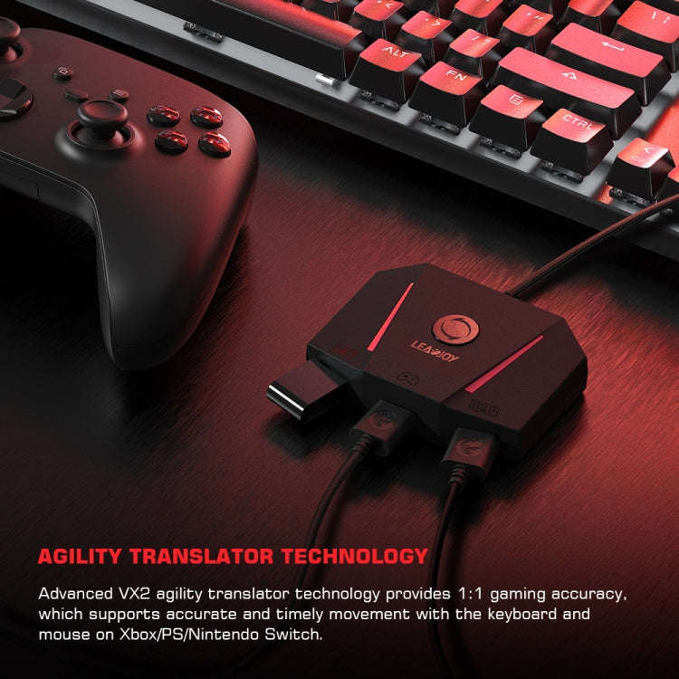 GameSir LeadJoy VX2 AimBox Game Console Keyboard Mouse Converter for Xbox / PS4 / PS5(Black)