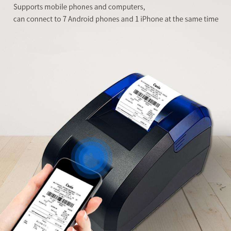 POS-5890U 58mm USB+Bluetooth Thermal Receipt Printer(EU Plug)