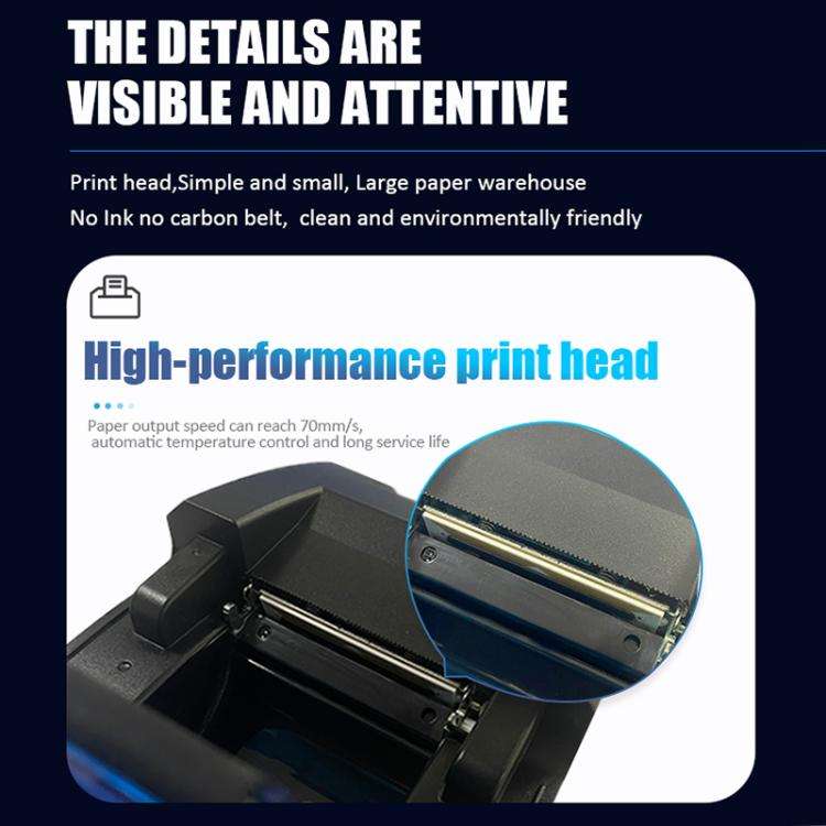 POS-5890U 58mm USB+Bluetooth Thermal Receipt Printer(EU Plug)