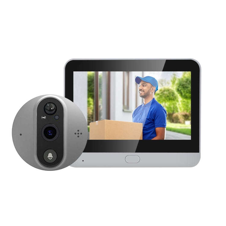 ESCAM C89 1080P 4.3 inch Smart Digital Door Viewer, Support Wide Angle PIR & Night Vision Photo(S...