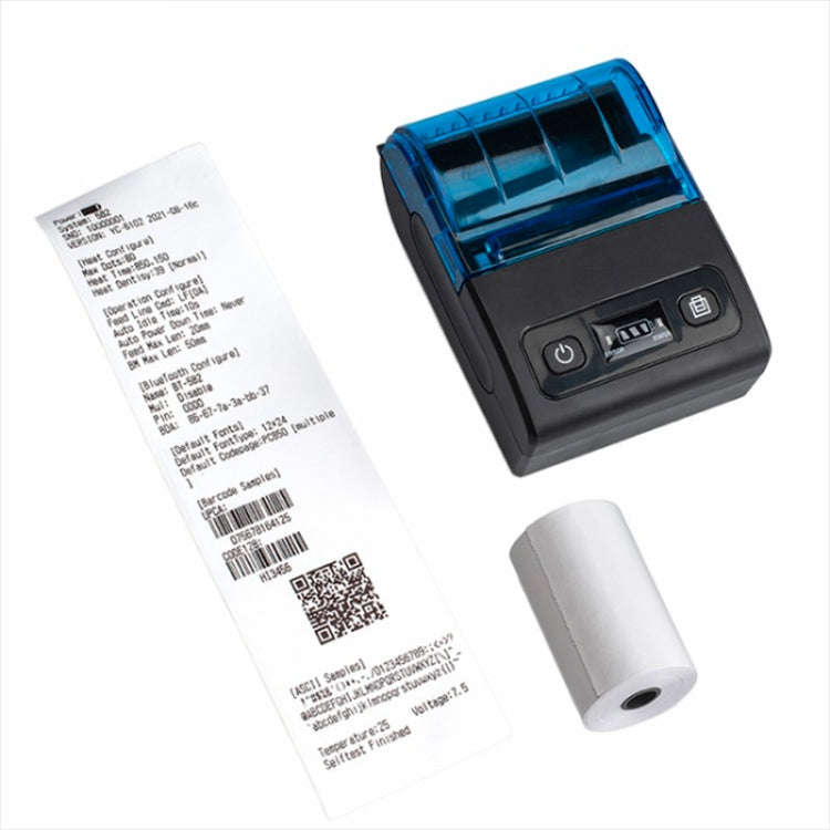 BT-582 58mm Type-C + Bluetooth Portable Thermal Printer(US Plug)
