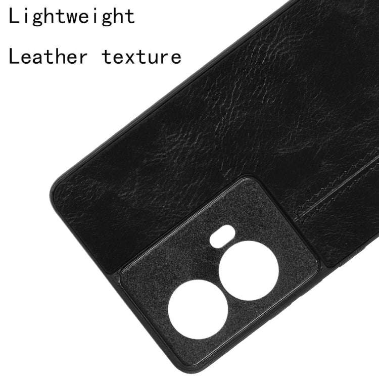 For Motorola Edge 50 Fusion Cow Pattern Sewing Card Bag Phone Case(Black)