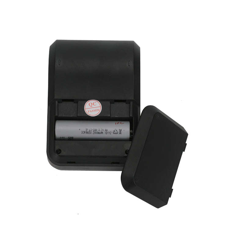 BT-583 58mm USB-C/Type-C + Bluetooth Portable Thermal Printer, Specification:EU Plug(Black)