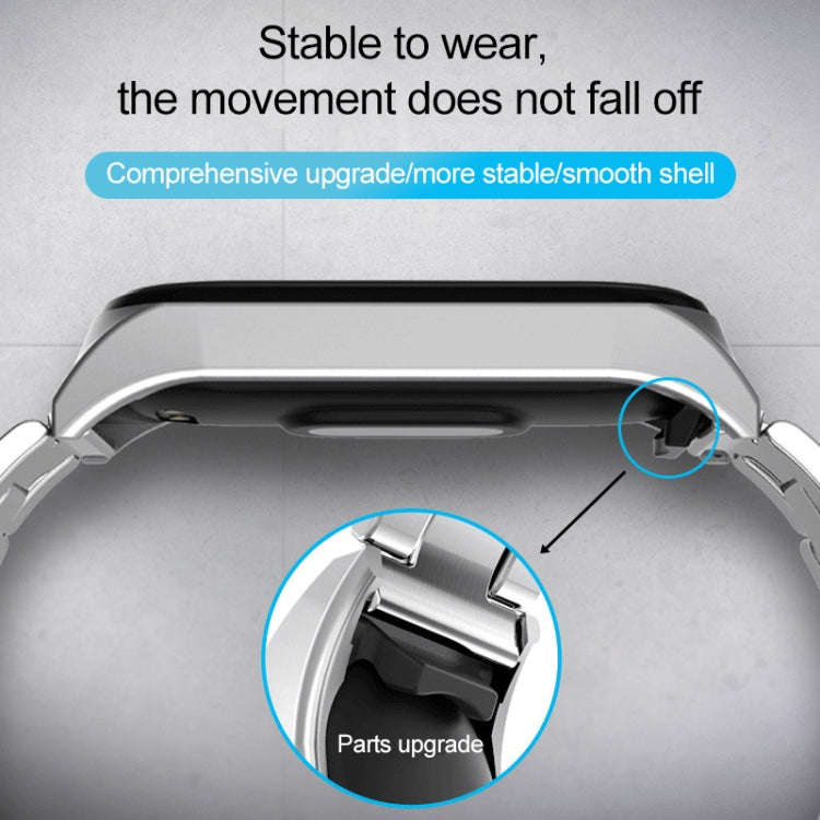 For Xiaomi Mi Band 4 / 3 Milanese Metal Watch Band, Color:Silver