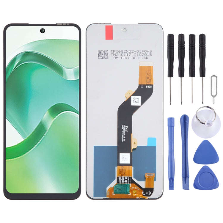 For itel P40+ OEM LCD Screen with Digitizer Full Assembly