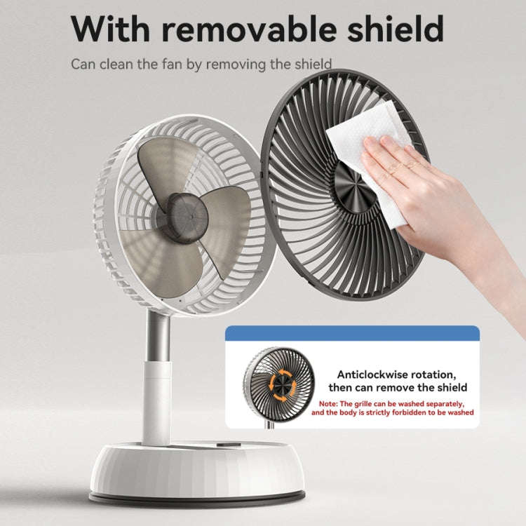 Yesido YF11 Foldable Telescopic Floor Fan(White)